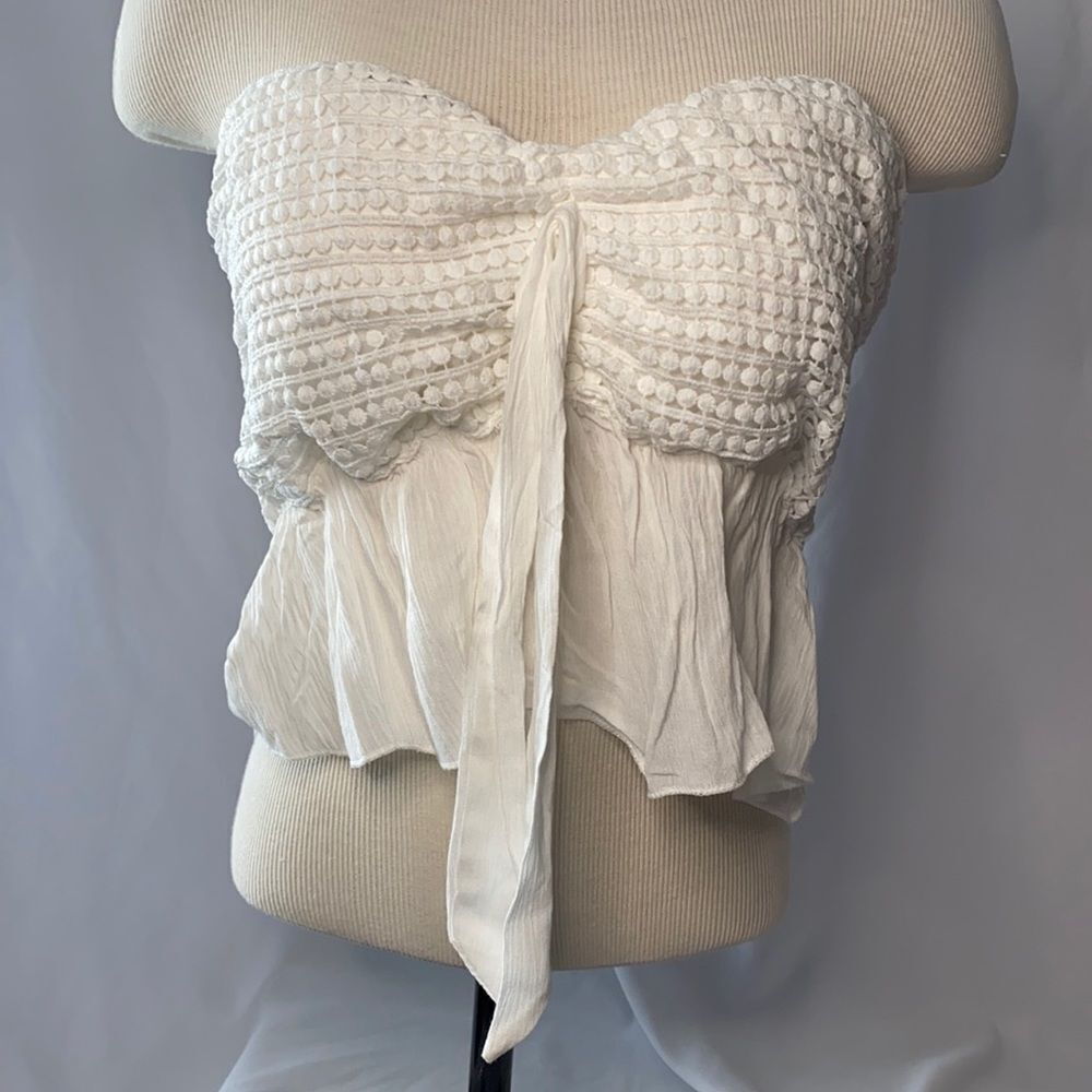 Stunning White Crop Top - NWT